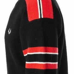 Blitzangebot 🤩 Fred Perry Pullover K2802/102 Wolle, Schwarz 🎉 -Pullover & Strickjacken Verkäufe 381075 norm3