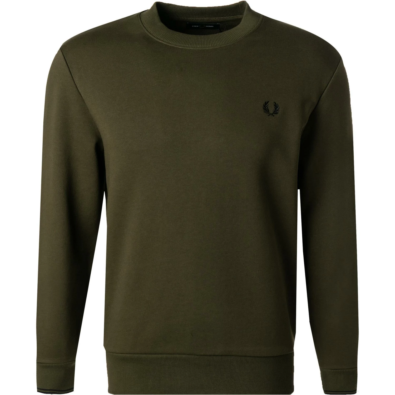 Besorgen 🧨 Fred Perry Sweatshirt M7535/601 Baumwolle, Jägergrün ✔️ 3 Besorgen 🧨 Fred Perry Sweatshirt M7535/601 Baumwolle, Jägergrün ✔️
