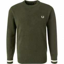 Angebote 👍 Fred Perry Pullover K9535/408 Wolle, jägergrün, Jägergrün 🥰