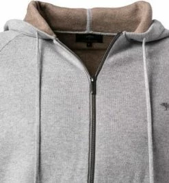 Coupon 🔔 Fynch-Hatton Strickjacke 1221 790/912 Baumwolle, Silbergrau, Silber 🔔 -Pullover & Strickjacken Verkäufe 381128 norm2