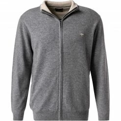Angebote 💯 Fynch-Hatton Cardigan 1221 803/950 Merinowolle-Kaschmir, Silbergrau, Silber 💯