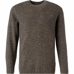Bestpreis 😉 Fynch-Hatton Pullover 1221 400/843 Merinowolle-Alpakawolle, Braungrau meliert, Nuss meliert 🎁