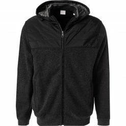 Bester Verkauf ⭐ bugatti Strickjacke 8750/85064/280 Baumwolle, Schwarz meliert 👍