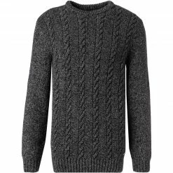 Coupon 😍 RAGMAN Pullover 5007180/191 Baumwolle, Dunkelgrau meliert, Dunkelgrau 🤩