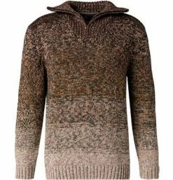 Billig 🔥 RAGMAN Troyer 5007162/185 Baumwolle, Beige meliert, Beige 😉 -Pullover & Strickjacken Verkäufe 381299 norm
