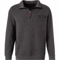 Rabatt 🤩 RAGMAN Troyer 3427560/019 Baumwolle, Anthrazit meliert, Anthrazit 👏