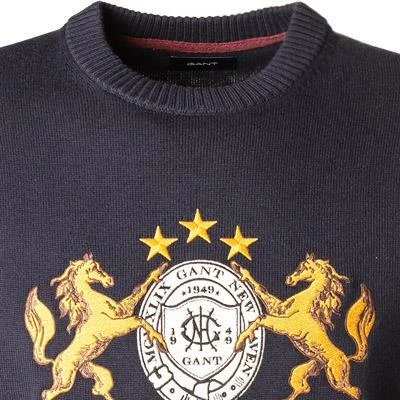 Angebote 🤩 Gant Pullover 8070007/433 Merinowolle-Baumwolle, Nachtblau 💯 5 Angebote 🤩 Gant Pullover 8070007/433 Merinowolle-Baumwolle, Nachtblau 💯 – Bild 3