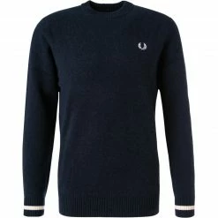 Rabatt ✔️ Fred Perry Pullover K9535/E97 Wolle, Karbonblau 🌟