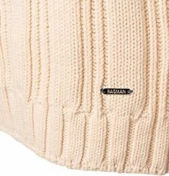 Angebote 🔥 RAGMAN Pullover 5007170/003 Rollkragenpullover, Baumwolle, Ecru 💯 -Pullover & Strickjacken Verkäufe 381432 norm3