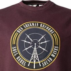 Schlussverkauf 🎁 Ben Sherman Sweatshirt 0065536/545 Regular Fit, Bio Baumwolle, Bordeaux 😍 -Pullover & Strickjacken Verkäufe 381461 norm2