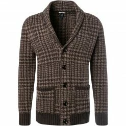 Großhandel 🥰 BETTER RICH Cardigan M95374100/912 Baumwolle, Braun gemustert, Anthrazit-braun 👍