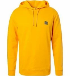 Brandneu ⭐ BOSS Hoodie Wetalk 50462776/722 Baumwolle, Maisgelb 😉 -Pullover & Strickjacken Verkäufe 381570 norm