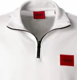 Großhandel 🤩 HUGO Troyer 50470121/100 Baumwolle, Weiß 😀 -Pullover & Strickjacken Verkäufe 381600 norm2