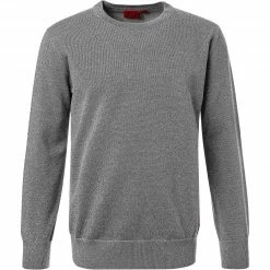 Großhandel 😀 HUGO Pullover Slurex 50461109/047 Silber glänzend, Silber 🔔