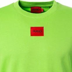 Blitzangebot 😉 HUGO Sweatshirt Diragol 50447964/325 Baumwolle, Neongrün 🔥 -Pullover & Strickjacken Verkäufe 381624 norm2