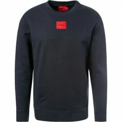 Aktion ⭐ HUGO Sweatshirt Diragol 50447964/405 Baumwolle, Dunkelblau ⌛