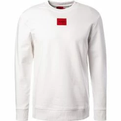 Neu 🛒 HUGO Sweatshirt Diragol 50447964/100 Baumwolle, Weiß 💯 -Pullover & Strickjacken Verkäufe 381626 norm