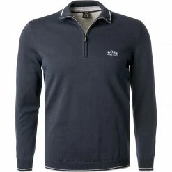 Bester Verkauf 🤩 BOSS Troyer Zitom 50463034/410 Baumwolle, Navy ✔️