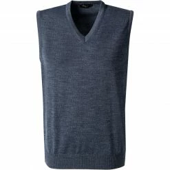 Rabatt ✔️ Maerz Pullunder 460000/382 Schurwolle, 👖 Jeansblau meliert 💯