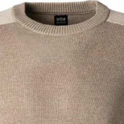 Top 10 😉 BOGGI MILANO Pullover BO21A0218/03 Wolle-Kaschmir, Taupe 🔥 -Pullover & Strickjacken Verkäufe 381921 norm2