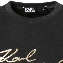 Großhandel ✨ KARL LAGERFELD Sweatshirt 705403/0/521900/160 Baumwolle, Schwarz-gold ⌛ -Pullover & Strickjacken Verkäufe 381931 norm2