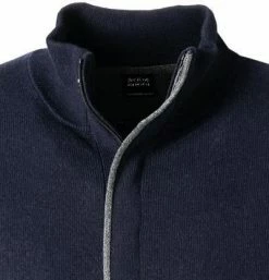 Schlussverkauf 💯 BOGGI MILANO Pullover BO21A0202/01 Cardigan, Merinowolle-Kaschmir, Navy 😉 -Pullover & Strickjacken Verkäufe 381948 norm2