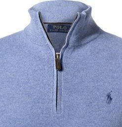 Blitzangebot ⌛ Polo Ralph Lauren Pullover 710723053/016 Troyer, Wolle, Kornblumenblau meliert, Blau ⌛ -Pullover & Strickjacken Verkäufe 382133 norm2