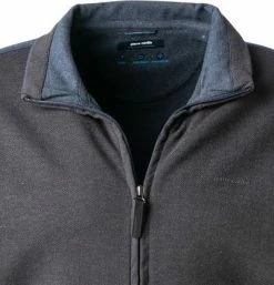 Coupon 🤩 Pierre Cardin Sweatjacke 54719/000/12426/7000 Baumwolle, Dunkelbraun-blau meliert, Dunkelbraun ❤️ -Pullover & Strickjacken Verkäufe 382223 norm2