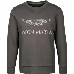 Besorgen 😀 HACKETT Sweatshirt HM580969/9LH ASTON MARTIN, Baumwolle, Graphit 🌟