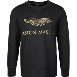 Großhandel 🔔 HACKETT Sweatshirt HM580969/595 ASTON MARTIN, Baumwolle, Navy 🌟