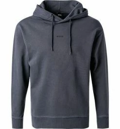 Am billigsten ✔️ BOSS Hoodie Wefadehoody 50470893/404 Baumwolle, Dunkelblau 🥰 -Pullover & Strickjacken Verkäufe 382357 norm