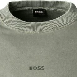 Blitzangebot 🤩 BOSS Pullover Wefade 50470894/360 Sweatshirt, Baumwolle, Grün ⭐ -Pullover & Strickjacken Verkäufe 382363 norm2