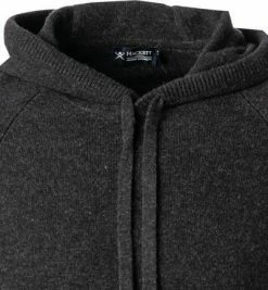 Bestpreis ⌛ HACKETT Hoodie HM702774/9JU Kapuzenpullover, Merinowolle-Kaschmir, Asphalt 👏 -Pullover & Strickjacken Verkäufe 382391 norm2