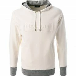 Beste Bewertungen von ✨ HACKETT Hoodie HM580989/8MI Classic Fit, Baumwolle, Ecru 😍