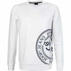 Rabatt 😉 JOOP! Sweatshirt JJ221J002 30029988/100 Mikrofaser, Weiß 🔥