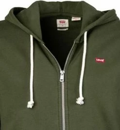 Bestpreis ✔️ Levi's® Sweatjacke 34584/0009 Baumwolle, Moosgrün ✔️ -Pullover & Strickjacken Verkäufe 382662 norm2