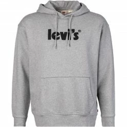 Bestes Angebot 👍 Levi's® Hoodie 38479/0080 Hoodie. Baumwolle, Grau 👍