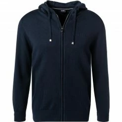 Bestes Angebot ✨ JOOP! Strickjacke J221K003 30029818/405 Baumwolle, Dunkelblau 🎉