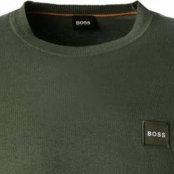 Coupon 🎁 BOSS Pullover Kanovant 50459185/360 Baumwolle-Kaschmir, Jägergrün 🎉 -Pullover & Strickjacken Verkäufe 382731 norm2