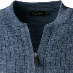 Aktion ✔️ Maerz Strickjacke 582100/382 Cardigan, Merinowolle, 👖 Jeansblau 😀 -Pullover & Strickjacken Verkäufe 382811 norm2