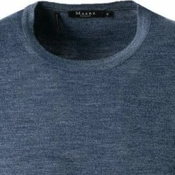Aktion 🥰 Maerz Pullover 470500/382 Modern Fit, Merinowolle, 👖 Jeansblau ✨ -Pullover & Strickjacken Verkäufe 382817 norm2