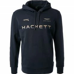Blitzangebot ⌛ HACKETT Hoodie HM580970/595 ASTON MARTIN, Baumwolle, Navy 🔥