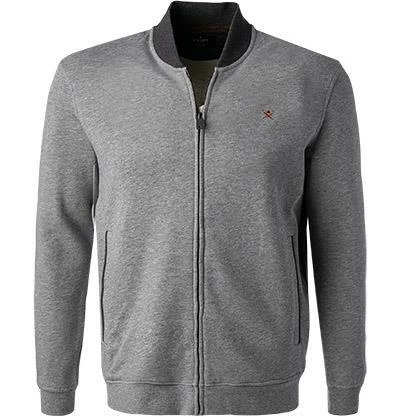 Am billigsten 😉 HACKETT Sweatjacke HM580987/933 Classic Fit, Baumwolle, Grau meliert, Grau 😍 4 Am billigsten 😉 HACKETT Sweatjacke HM580987/933 Classic Fit, Baumwolle, Grau meliert, Grau 😍 – Bild 2