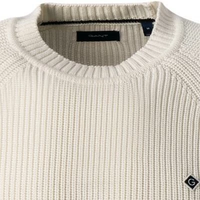 Budget 🌟 Gant Pullover 8040106/113 Bio Baumwolle, Weiß-navy gestreift, Weiß-navy 😉 5 Budget 🌟 Gant Pullover 8040106/113 Bio Baumwolle, Weiß-navy gestreift, Weiß-navy 😉 – Bild 3