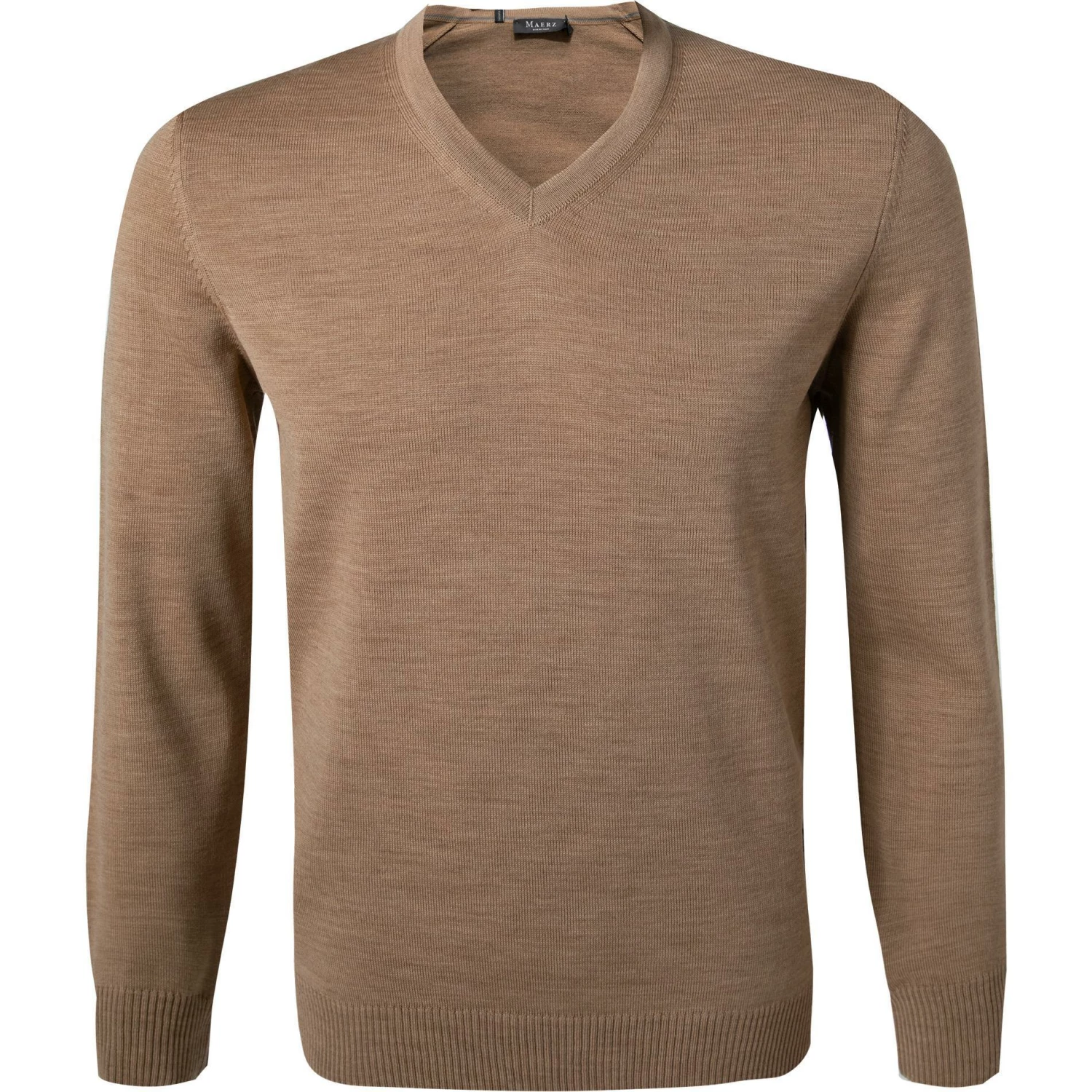 Aktion 🔥 Maerz V-Pullover 470400/150 Modern Fit, Merinowolle, Haselnuss ⌛ 3 Aktion 🔥 Maerz V-Pullover 470400/150 Modern Fit, Merinowolle, Haselnuss ⌛