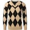 Angebote 🤩 Gant Pullover 8050131/228 Merinowolle-Baumwolle, Braun-schwarz gemustert, Dunkelbraun 🎁 -Pullover & Strickjacken Verkäufe 383121 master