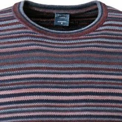 Neu 🧨 OLYMP Casual Modern Fit Pullover 5303/15/36 Schurwolle, Sienna gestreift, Sienna 😍 -Pullover & Strickjacken Verkäufe 383142 norm2