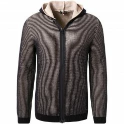 Top 10 😍 CINQUE Cardigan Cimars 6025-8504/69 Kapuzenjacke, Baumwolle, Navy-beige meliert, Navy-beige ✔️