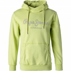 Bestpreis 😀 Pepe 👖 Jeans Hoodie George PM582089/607 Baumwolle, Limette 🔥