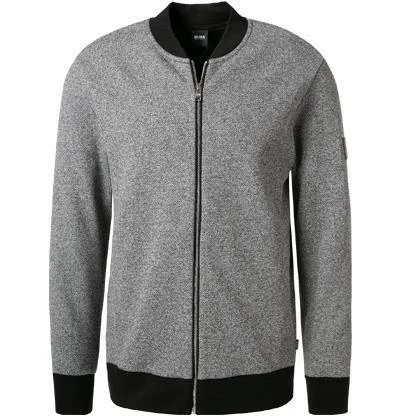 Großhandel 🌟 BOSS Sweatjacke Skiles 50461364/001 Baumwolle, Schwarz meliert , Schwarz 👏 4 Großhandel 🌟 BOSS Sweatjacke Skiles 50461364/001 Baumwolle, Schwarz meliert , Schwarz 👏 – Bild 2